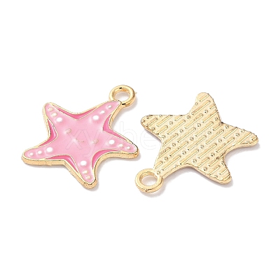 Alloy Enamel Pendants ENAM-O001-08E-G-1