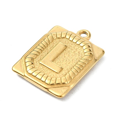 Ion Plating(IP) 304 Stainless Steel Pendants STAS-U033-01G-L-1