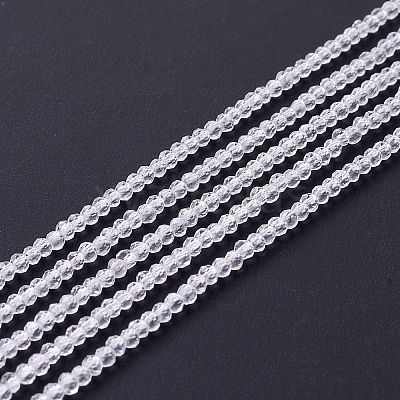 Transparent Glass Beads Strands X-GLAA-C019-01A-33-1