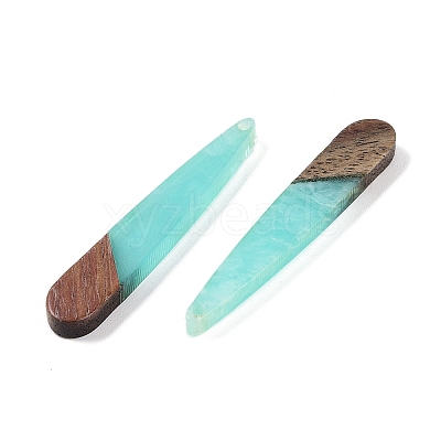Resin & Wood Pendants WOOD-F015-01H-1