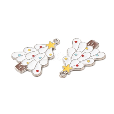 Christmas Alloy Enamel Pendants ENAM-D050-13B-02P-1