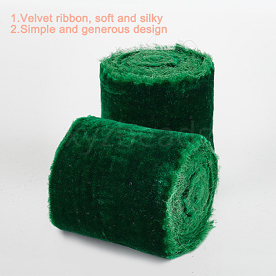 5 Yards Polyester Frayed Ribbon OCOR-WH0082-226B-05-1