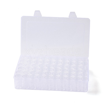 60Pcs Plastic Column Bead Storage Containers CON-C017-01-1