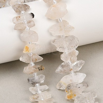 Natural Herkimer Diamond Beads Strands GG-CBA533A-A01-02-1