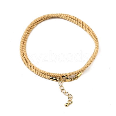 Nylon Milan Cord Necklace Making MAK-M028-01G-04-1