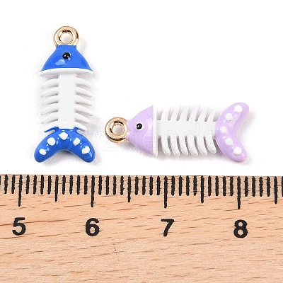 Alloy Enamel Pendants ENAM-A012-17A-G-1