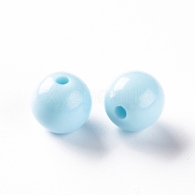 Opaque Acrylic Beads X-MACR-S370-C12mm-A07-1