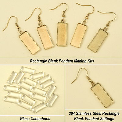 DIY Earring Making Kits STAS-SP0001-96-1
