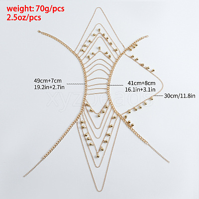 Ally Multi-Layered Chain Shoulder Body Chains for Women FS-WG8BC0E-01-1