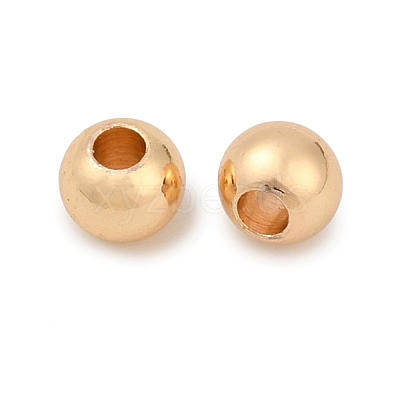 Brass Beads KK-E070-01H-14G-RS-1