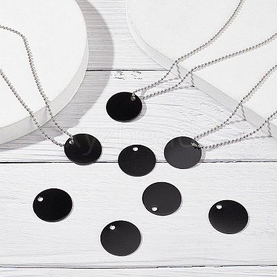 DIY Stamping Blank Tag Necklace Making Kit DIY-SC0020-83-1