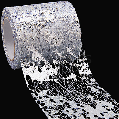 3 Rolls Polyester Lace Trims Ribbons for Sewing Decoration OCOR-SP0001-32B-1