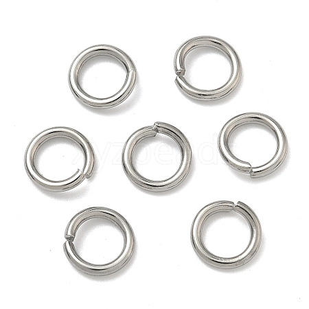 Tarnish Resistant 304 Stainless Steel Open Jump Rings X-STAS-E067-11-9mm-1