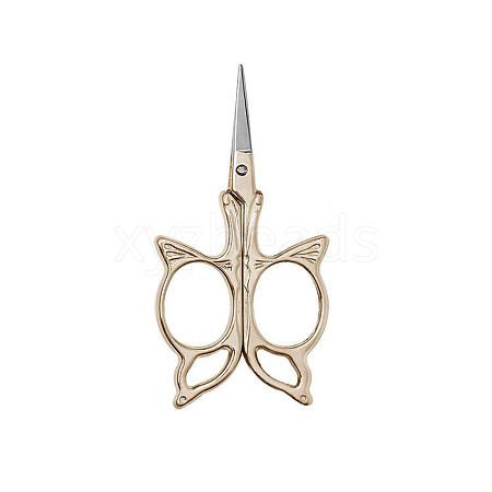 201 Stainless Steel Sewing Embroidery Scissors SENE-PW0002-063G-1