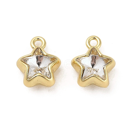 Alloy Rhinestone Pendants PALLOY-R145-22G-1