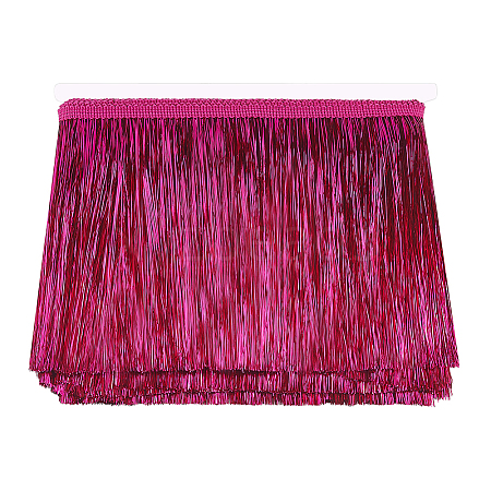 Polyester Tinsel Tassel Trimming DIY-WH0430-372A-1