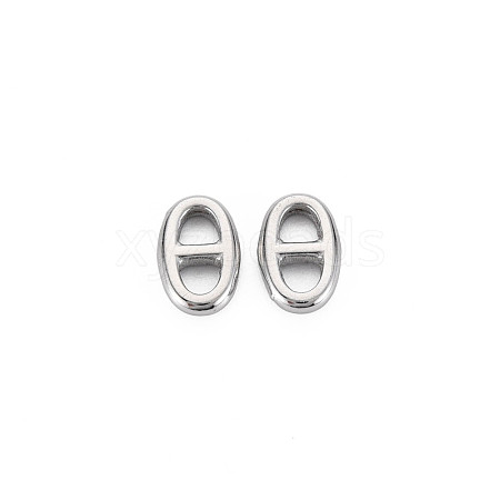 304 Stainless Steel Connector Charms STAS-N097-168P-1