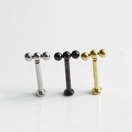 Titanium Steel Threadless Labrets Piercing Jewelry WGD2943-03-1