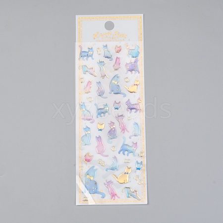 Epoxy Resin Sticker X-DIY-B009-03E-1