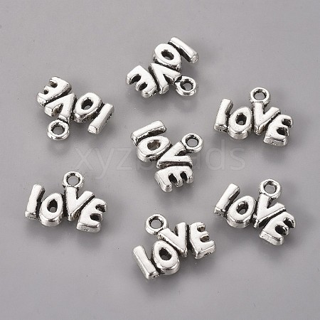 Tibetan Style Alloy Pendants TIBE-S302-19AS-RS-1