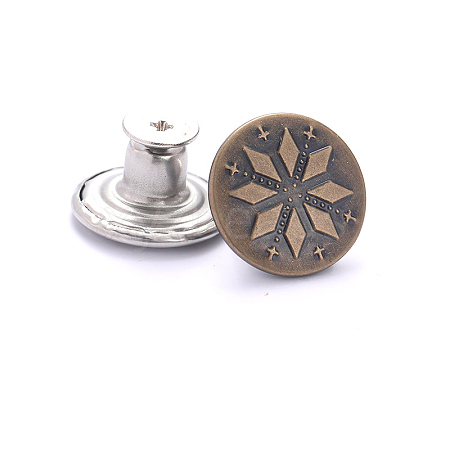 Alloy Button Pins for Jeans PURS-PW0009-01N-1