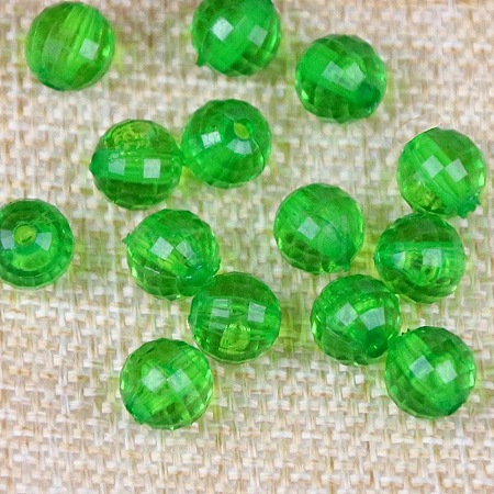 Transparent Acrylic Beads TACR-NH0001-H-15-1