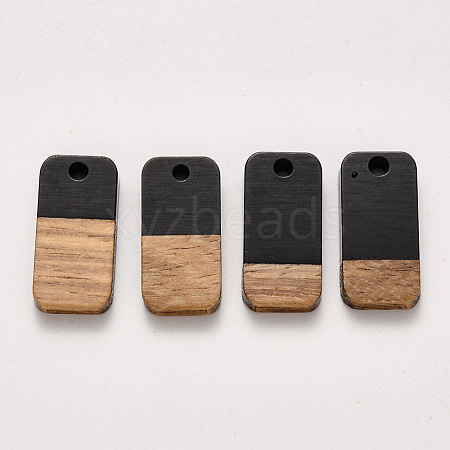 Resin & Walnut Wood Pendants RESI-S384-008A-A05-1