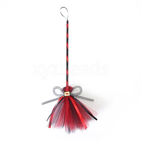 Halloween Witch Broom Ornament PW-WG20721-12-1