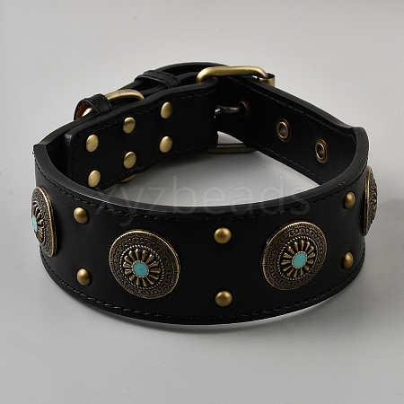 PU Leather Dog Collar AJEW-WH20018-191A-01-1