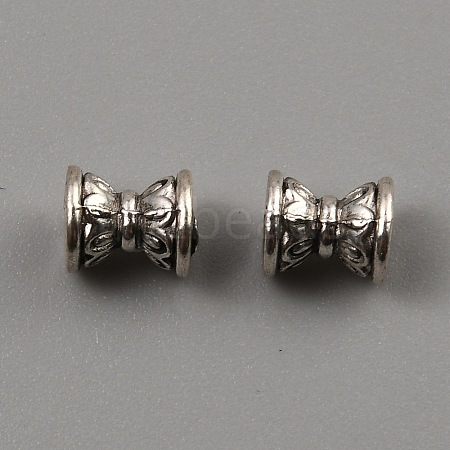 Tibetan Style Alloy Bead Caps FIND-WH0291-09A-AS-1
