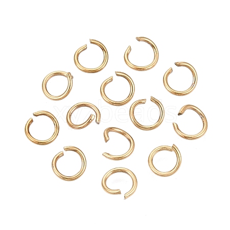 304 Stainless Steel Open Jump Rings STAS-Q113-7x1.0mm-02G-1