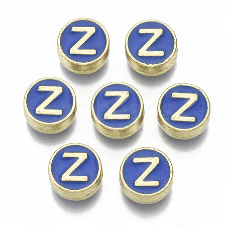 Alloy Enamel Beads ENAM-S122-028Z-NR-1