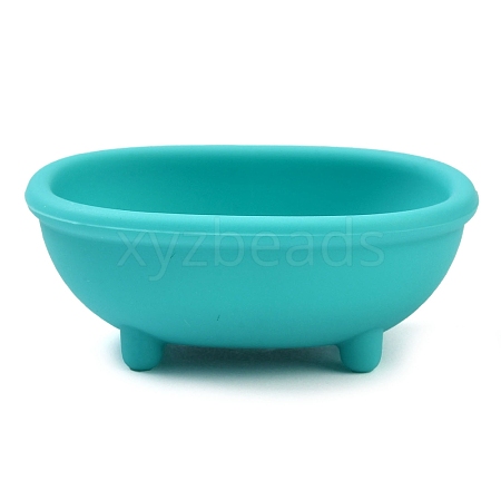 Bathtub Food Grade Silicone Focal Beads SIL-Q030-16B-1