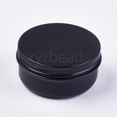 Round Aluminium Tin Cans CON-WH0025-01B-50ml-1