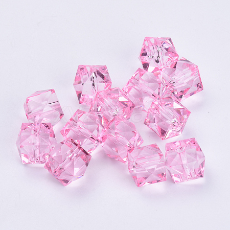 Transparent Acrylic Beads X-TACR-Q259-8mm-V03-1