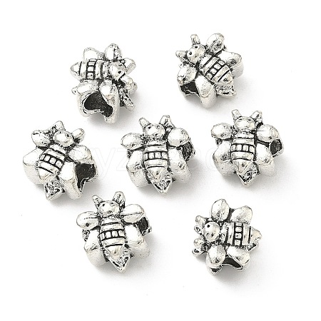 Alloy European Beads PALLOY-S079-078AS-1