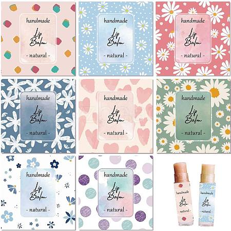 10 Sheets Paper Lip Balm Adhesive Label Stickers STIC-WH0026-011-1