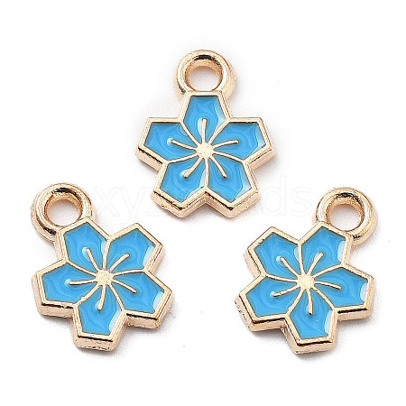 Alloy Enamel Charms ENAM-S022-01C-1