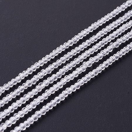 Transparent Glass Beads Strands X-GLAA-C019-01A-33-1