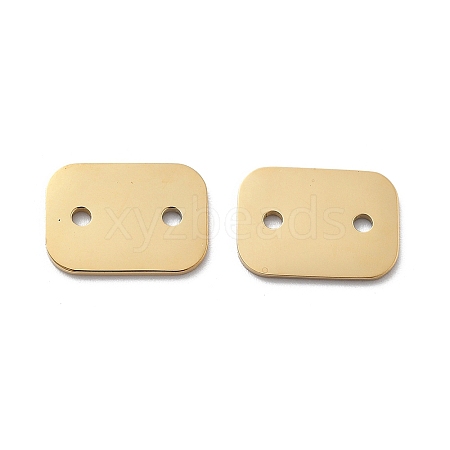 304 Stainless Steel Laser Cut Rectangle Connector Charms STAS-M111-13G-01-1