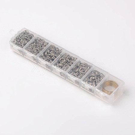 Iron & Brass Open Jump Rings IFIN-X0033-P-B-1