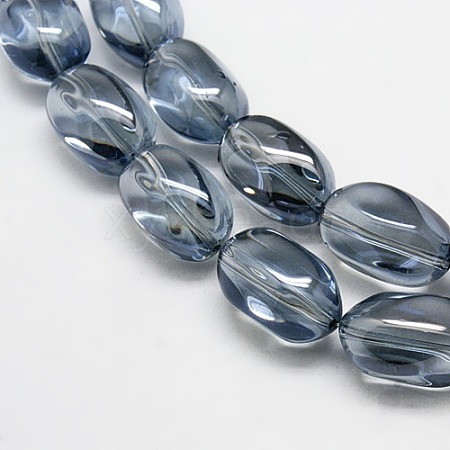 Crystal Glass Oval Beads X-GLAA-F017-A01-1