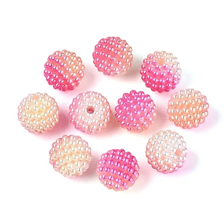 Imitation Pearl Acrylic Beads OACR-T004-15mm-13-1
