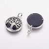 Synthetic Blue Goldstone Pendants G-E388-03P-1