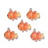 Opaque Resin Pendants X-RESI-D055-091P-01-1