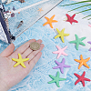 30Pcs 6 Colors Opaque Resin Cabochons AJEW-GF0013-81-3