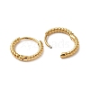 304 Stainless Steel Croissant Hoop Earrings for Women X-EJEW-Q781-07G-2