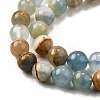 Natural Blue Calcite Beads Strands G-H312-C02-8mm-4