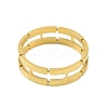 304 Stainless Steel Chain Shape Finger Ring LS-RJEW-C084-01A-G-2