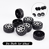 Plastic Electric Car Toy Wheels AJEW-GL0001-40-4